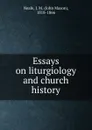 Essays on liturgiology and church history - John Mason Neale