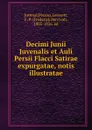 Decimi Junii Juvenalis et Auli Persii Flacci Satirae expurgatae, notis illustratae - Persius Juvenal