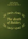 The death of Balder; - Johannes Ewald