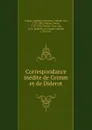 Correspondance inedite de Grimm et de Diderot - Friedrich Melchior Grimm