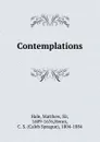 Contemplations - Matthew Hale