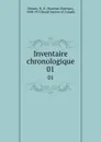 Inventaire chronologique. 01 - Narcisse-Eutrope Dionne