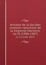 Annales de la Socides sciences naturelles de la Charente-Maritime. no.35 (1906-1907) - Socides sciences naturelles de la Charente-Maritime