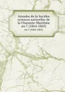 Annales de la Socides sciences naturelles de la Charente-Maritime. no.7 (1864-1865) - Socides sciences naturelles de la Charente-Maritime