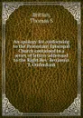 An apology for conforming to the Protestant Episcopal Church contained in a series of letters addressed to the Right Rev. Benjamin T. Onderdonk - Thomas S. Brittan