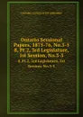 Ontario Sessional Papers, 1875-76, No.3-5. 8, Pt.2, 3rd Legislature, 1st Session, No.3-5 - Ontario. Legislative Assembly