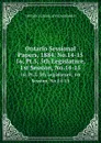 Ontario Sessional Papers, 1884, No.14-15. 16, Pt.5, 5th Legislature, 1st Session, No.14-15 - Ontario. Legislative Assembly