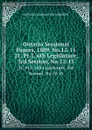 Ontario Sessional Papers, 1889, No.12-15. 21, Pt.3, 6th Legislature, 3rd Session, No.12-15 - Ontario. Legislative Assembly