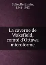 La caverne de Wakefield, comte d.Ottawa microforme - Benjamin Sulte