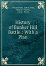 History of Bunker Hill Battle.: With a Plan - Samuel Swett