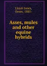 Asses, mules and other equine hybrids - Orren Lloyd-Jones