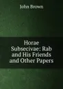 Horae Subsecivae: Rab and His Friends and Other Papers - John Brown