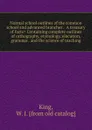 Normal school outlines of the common school and advanced branches . .A treasury of facts. Containing complete outlines of orthography, etymology, elocution, grammar . and the science of teaching - W.J. King
