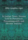 In Indian Tents: Stories Told by Penobscot, Passamaquoddy and Micmac Indians . - Abby Langdon Alger