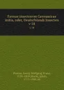 Favnae insectorvm Germanicae initia, oder, Deutschlands Insecten. v 18 - Georg Wolfgang Franz Panzer