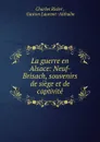 La guerre en Alsace: Neuf-Brisach, souvenirs de siege et de captivite - Charles Risler