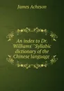 An index to Dr. Williams. 