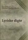 Lyriske digte - Carsten Hauch