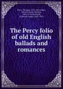 The Percy folio of old English ballads and romances - Thomas Percy