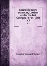 Court life below stairs, or, London under the last Georges : 1714-1760. v.1 - J. Fitzgerald Molloy