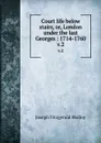Court life below stairs, or, London under the last Georges : 1714-1760. v.2 - J. Fitzgerald Molloy
