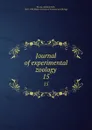 Journal of experimental zoology. 15 - William Keith Brooks