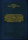 Genealogical notes of the Washburn family : with a brief sketch of the family in England, containing a full record of the descendants of Israel Washburn of Raynham, 1755-1841 - Julia Constantia Chase Washburn