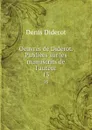 Oeuvres de Diderot. Publiees sur les manuscrits de l.auteur. 13 - Denis Diderot
