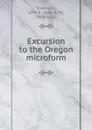 Excursion to the Oregon microform - John Kirk Townsend