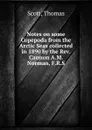 Notes on some Copepoda from the Arctic Seas collected in 1890 by the Rev. Cannon A.M. Norman, F.R.S - Thomas Scott