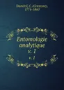 Entomologie analytique. v. 1 - Constant Duméril