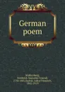 German poem - Frederick Augustus Conrad Muhlenberg