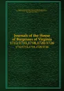 Journals of the House of Burgesses of Virginia. 1712/1715,1718,1720/1726 - Virginia. General Assembly. House of Burgesses