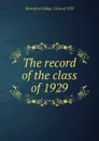 The record of the class of 1929 - Haverford College