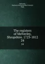 The registers of Melverley, Shropshire. 1723-1812. 24 - Parish Melverley