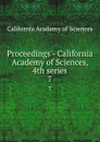 Proceedings - California Academy of Sciences, 4th series. 7 - California Academy of Sciences