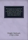 Remarques sur la partie de la relation du voyage du capitaine Cook qui concerne le detroit entre l.Asie et l.Amerique microforme : dans une lettre a M. D. - Samuel Engel