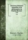 Oeuvres d.histoire naturelle et de philosophie de Charles Bonnet . V.9 - Charles Bonnet