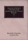 Oeuvres d.histoire naturelle et de philosophie de Charles Bonnet . V.7 - Charles Bonnet