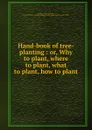 Hand-book of tree-planting : or, Why to plant, where to plant, what to plant, how to plant - Nathaniel Hillyer Egleston