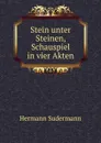 Stein unter Steinen, Schauspiel in vier Akten - Sudermann Hermann