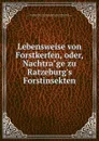 Lebensweise von Forstkerfen, oder, Nachtra