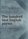 The hundred best English poems - Adam Luke Gowans