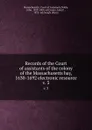 Records of the Court of assistants of the colony of the Massachusetts bay, 1630-1692 electronic resource. v. 3 - John Noble
