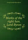 Works of the right hon. Lord Byron - George Gordon Byron