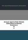 Annual report of the Illinois State Board of Dental Examiners. 31 - Illinois. Board of Dental Examiners