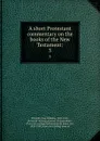 A short Protestant commentary on the books of the New Testament:. 3 - Paul Wilhelm Schmidt