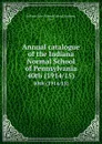 Annual catalogue of the Indiana Normal School of Pennsylvania. 40th (1914/15) - Indiana