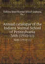 Annual catalogue of the Indiana Normal School of Pennsylvania. 36th (1910/11) - Indiana