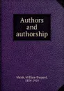 Authors and authorship - William Shepard Walsh